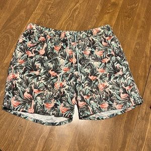 Men XL, Flamingo Swim Trunk